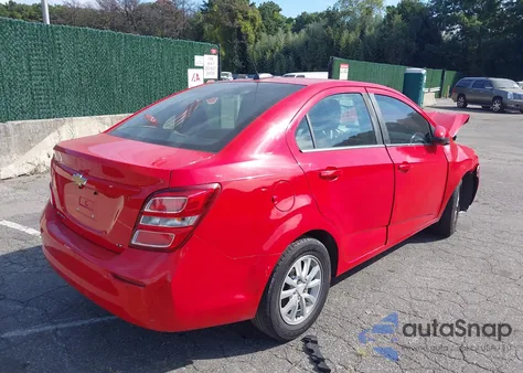 2017 Chevrolet Sonic Lt Auto из США, поврежденный, VIN 1G1JD5SH9H4138495